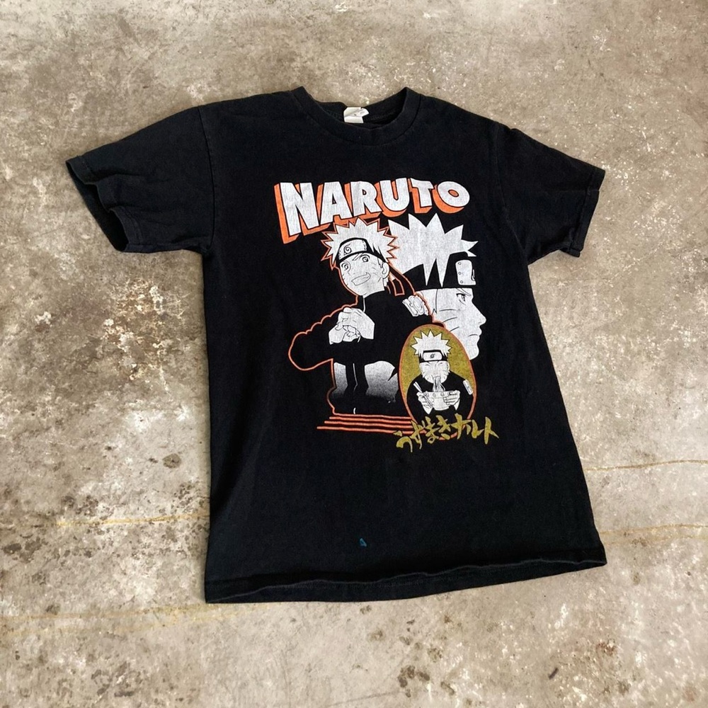 Naruto Shipuden Black Short Sleeve Tees